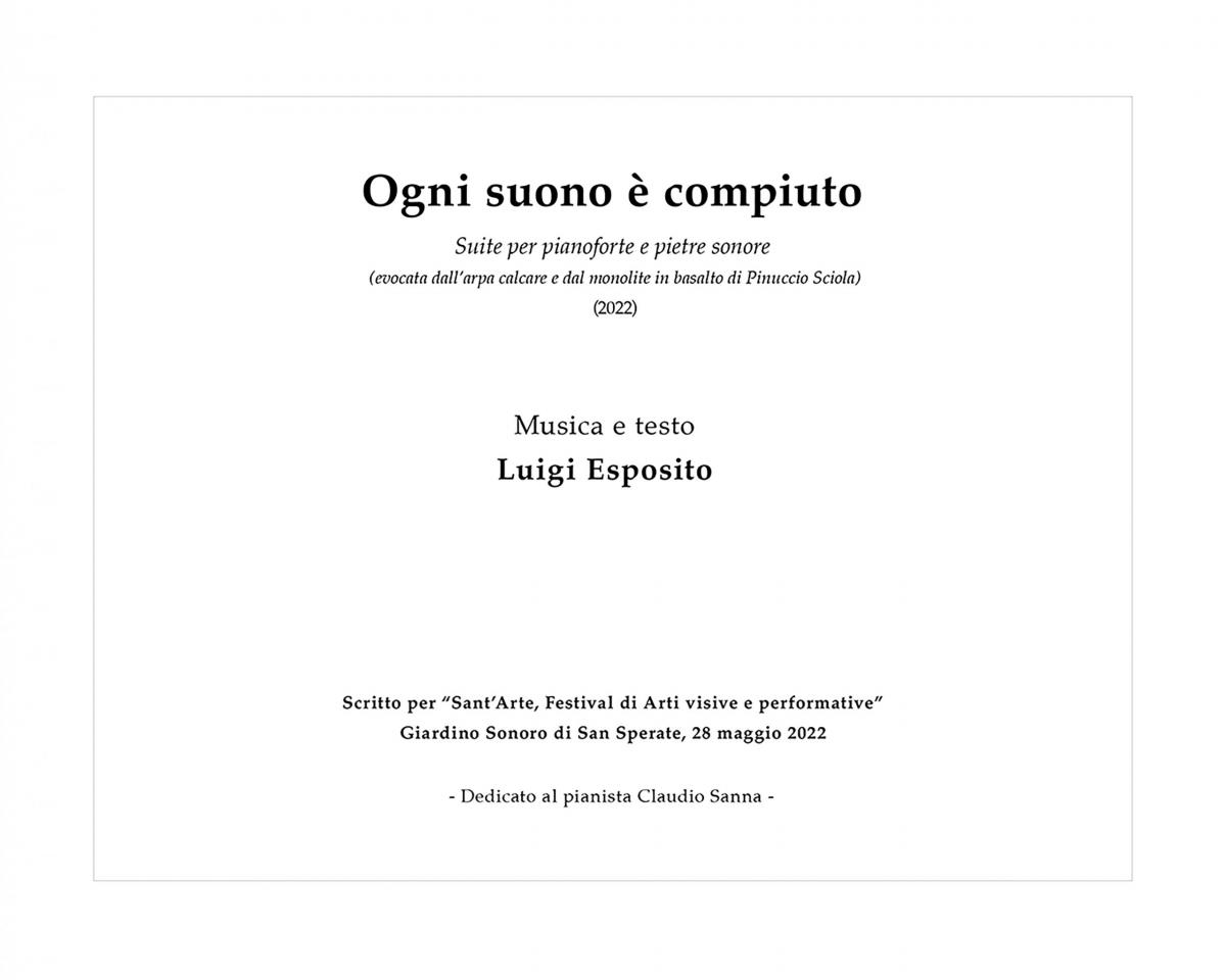 3 Ogni suono e compiuto